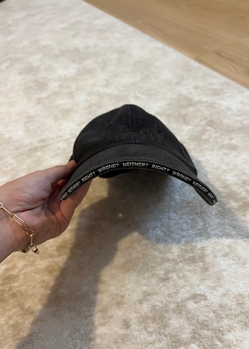 Diğer Siyah Kadın Şapka Velcro Ayarlı