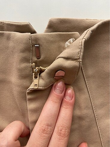 xs Beden camel Renk Stradivarius smart şort