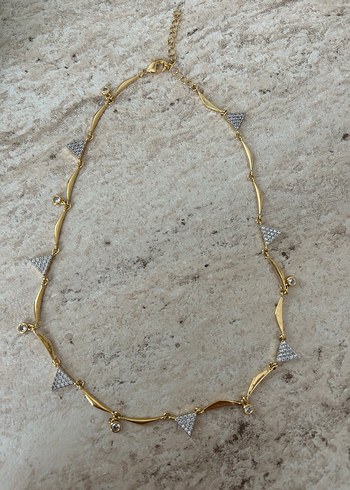 Gold çelik kolye