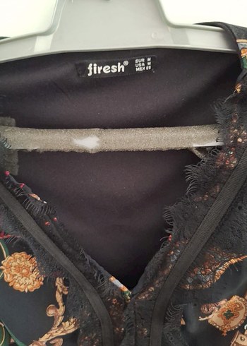 Desenli midi elbise - Görsel 4