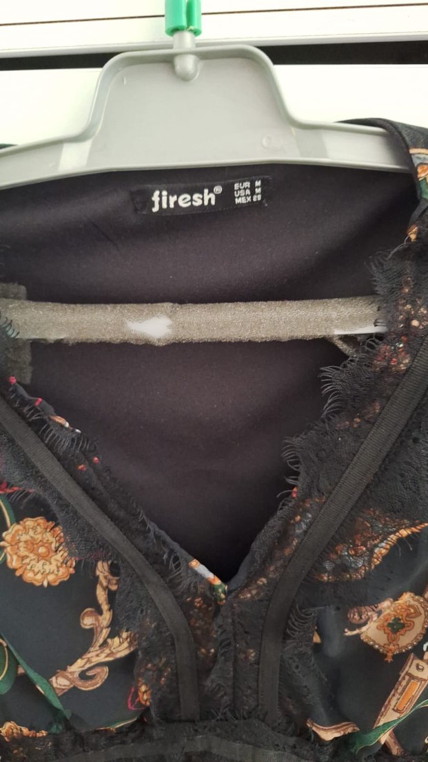 Desenli midi elbise - Görsel 4