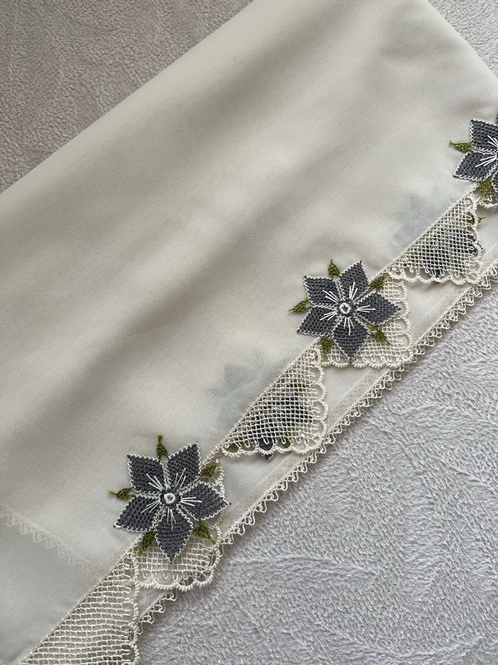 Nakışlı Dantel Vintage Broş - Görsel 2