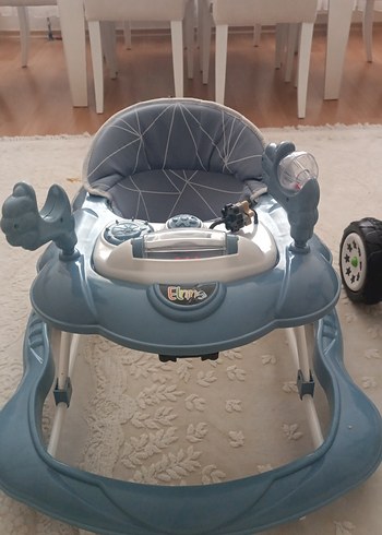 Gri Bebek Yürüteci Oyuncaklı