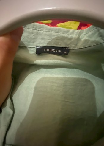 Uzun Kollu Gevşek Kesim Yeşil Kadın Elbise - Görsel 4