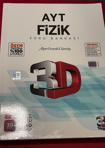 AYT Fizik Soru Bankası 3D Yayınları
