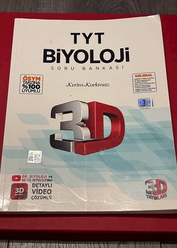 TYT Biyoloji Soru Bankası 3D Video Çözümlü