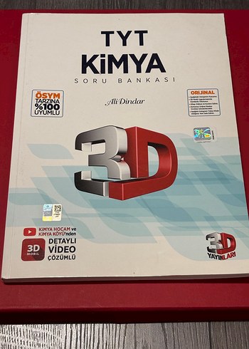 TYT Kimya Soru Bankası 3D Detaylı Video Çözümlü