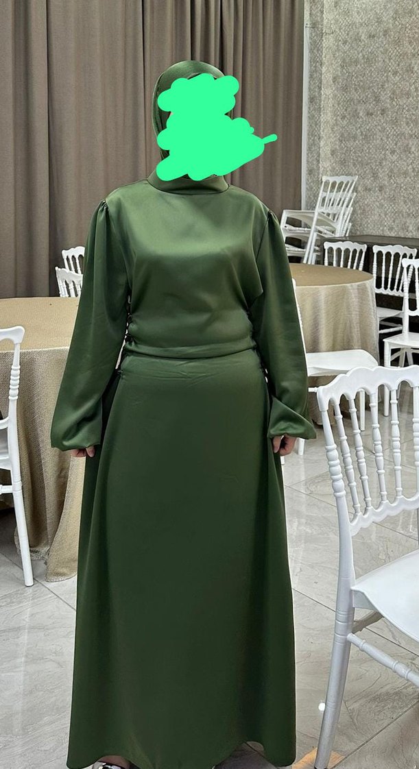 Kadın janjan kumaş şal  saten tesettür abiye - Görsel 5