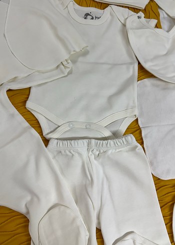 Yenidoğan Hastane Çıkış Seti %100 pamuk - Görsel 3