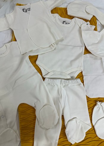 Yenidoğan Hastane Çıkış Seti %100 pamuk - Görsel 4