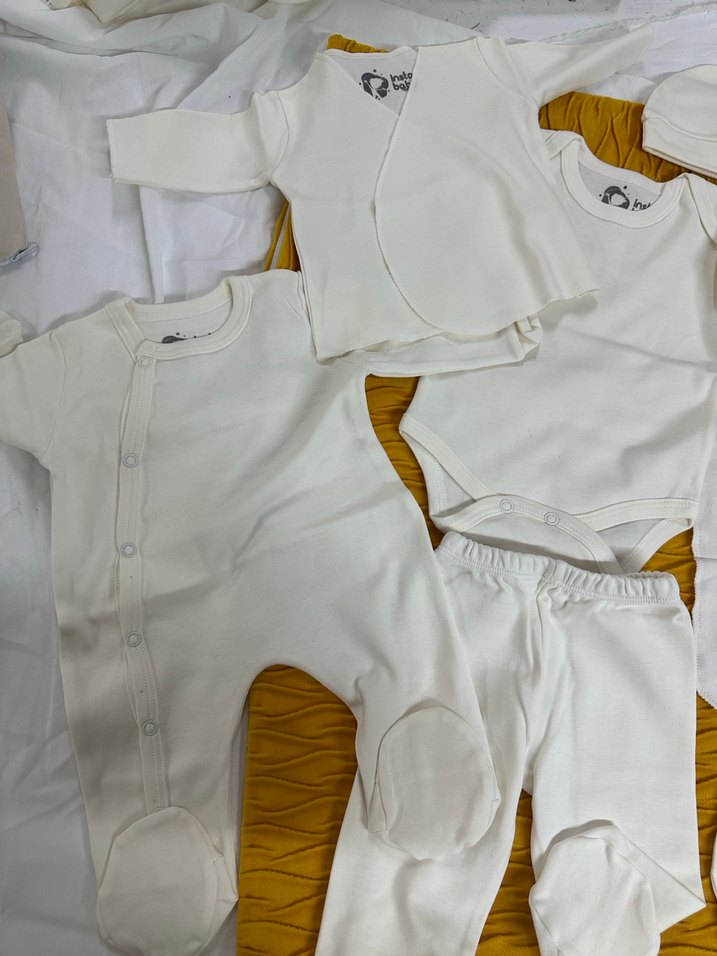 Yenidoğan Hastane Çıkış Seti %100 pamuk - Görsel 2