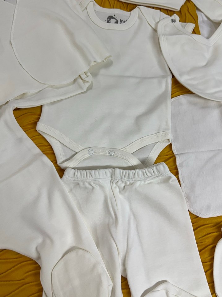 Yenidoğan Hastane Çıkış Seti %100 pamuk - Görsel 3