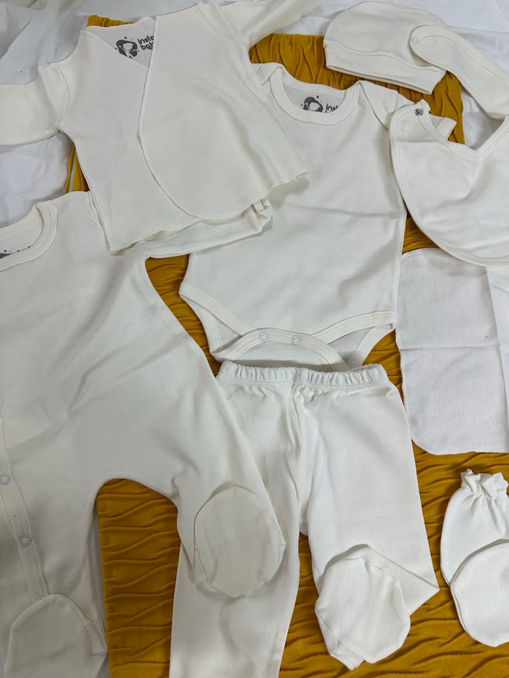 Yenidoğan Hastane Çıkış Seti %100 pamuk - Görsel 4