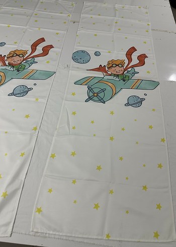 65x200 Çift Kanat Fon Perde - Görsel 2