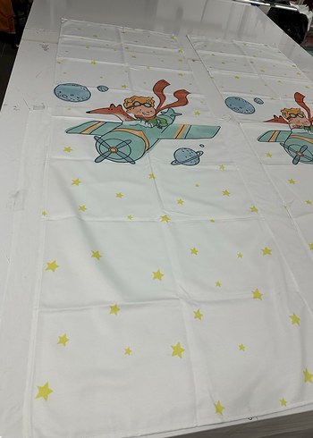 65x200 Çift Kanat Fon Perde - Görsel 3