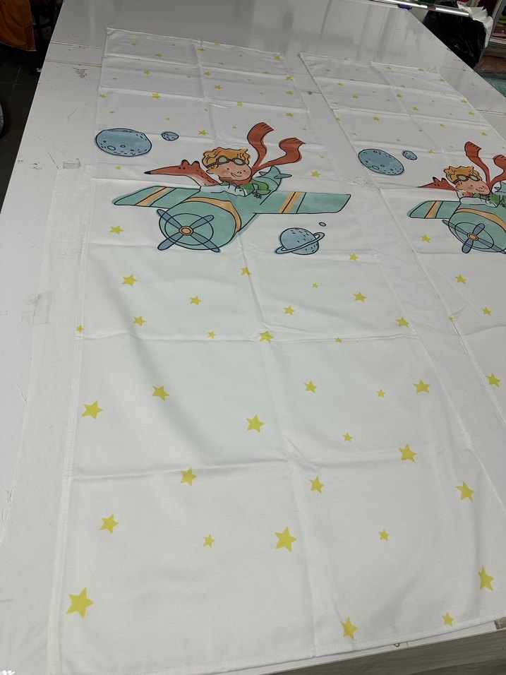 65x200 Çift Kanat Fon Perde - Görsel 3