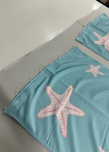 65x200 Çift Kanat Fon Perde - Görsel 3