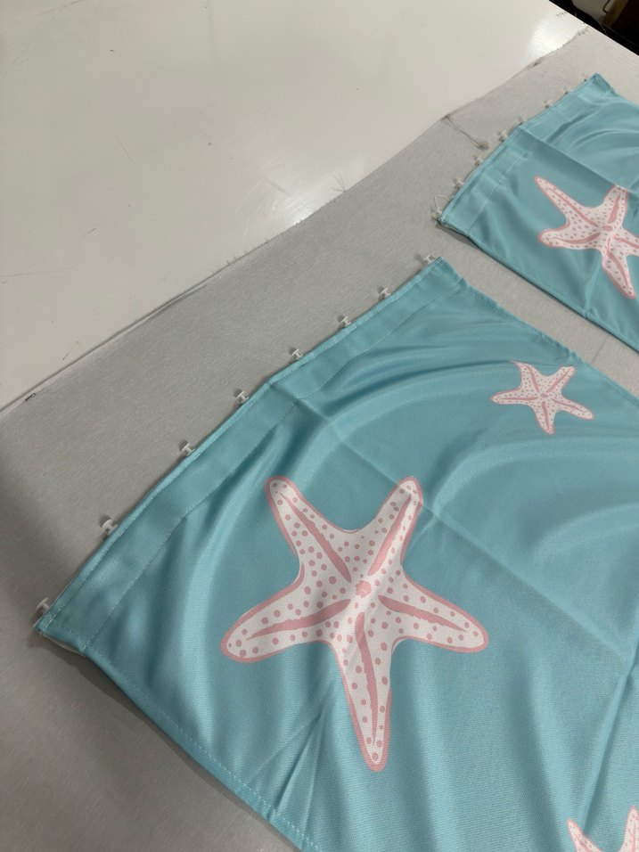 65x200 Çift Kanat Fon Perde - Görsel 3