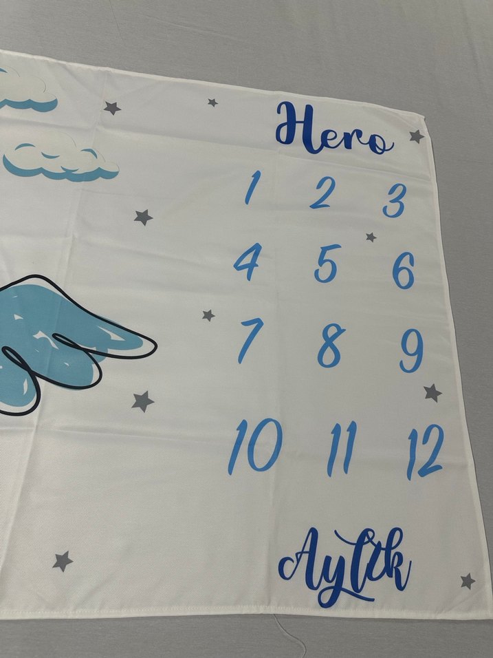 Erkek Bebek Fotoğraf Örtüsü - Görsel 2