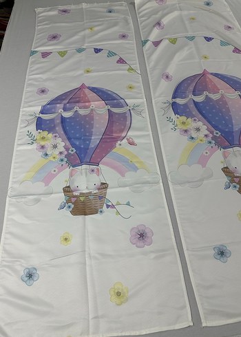 65x200 Çift Kanat Fon Perde - Görsel 3