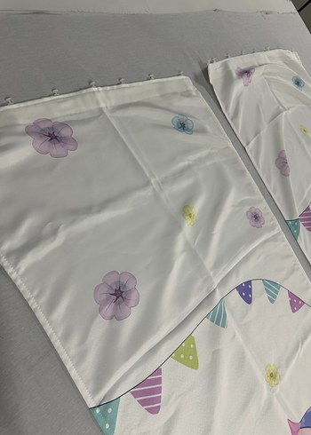 65x200 Çift Kanat Fon Perde - Görsel 4