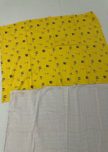 2'li Müslin Kumaş Bebek Örtüsü - Görsel 3