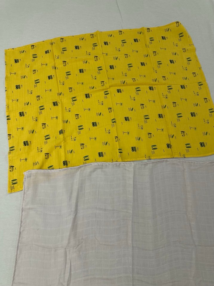 2'li Müslin Kumaş Bebek Örtüsü - Görsel 3