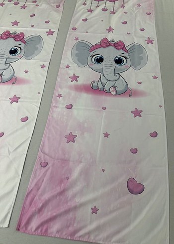 65x260 Çift Kanat Fon Perde - Görsel 2