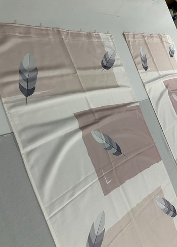 65x260 Çift Kanat Fon Perde - Görsel 4