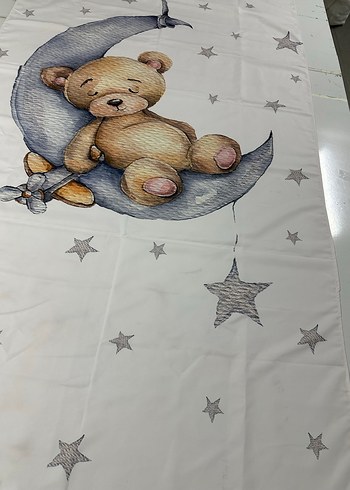 135x260 Tek Kanat Fon Perde - Görsel 2