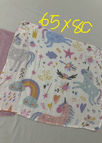 2'li müslin kumaş bebek örtüsü - Görsel 3