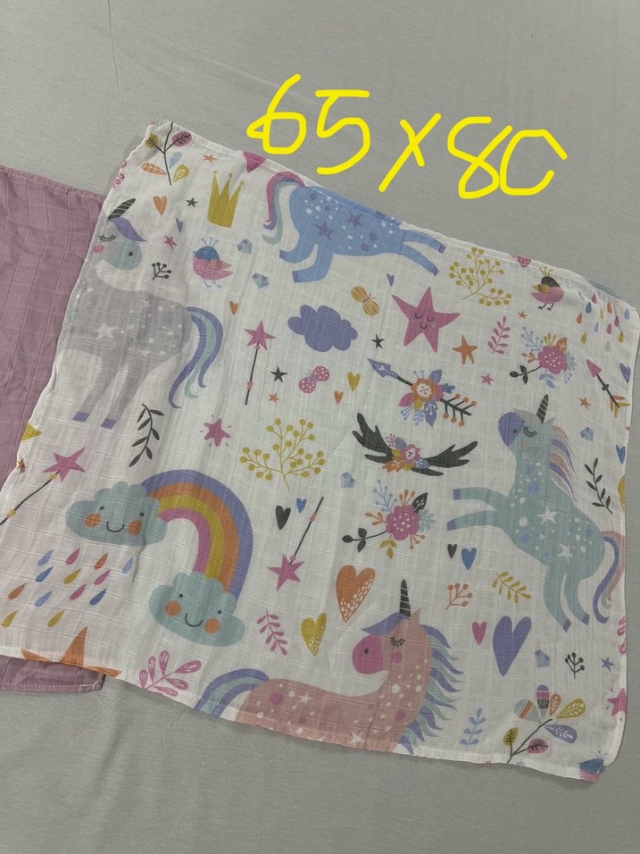 2'li müslin kumaş bebek örtüsü - Görsel 3