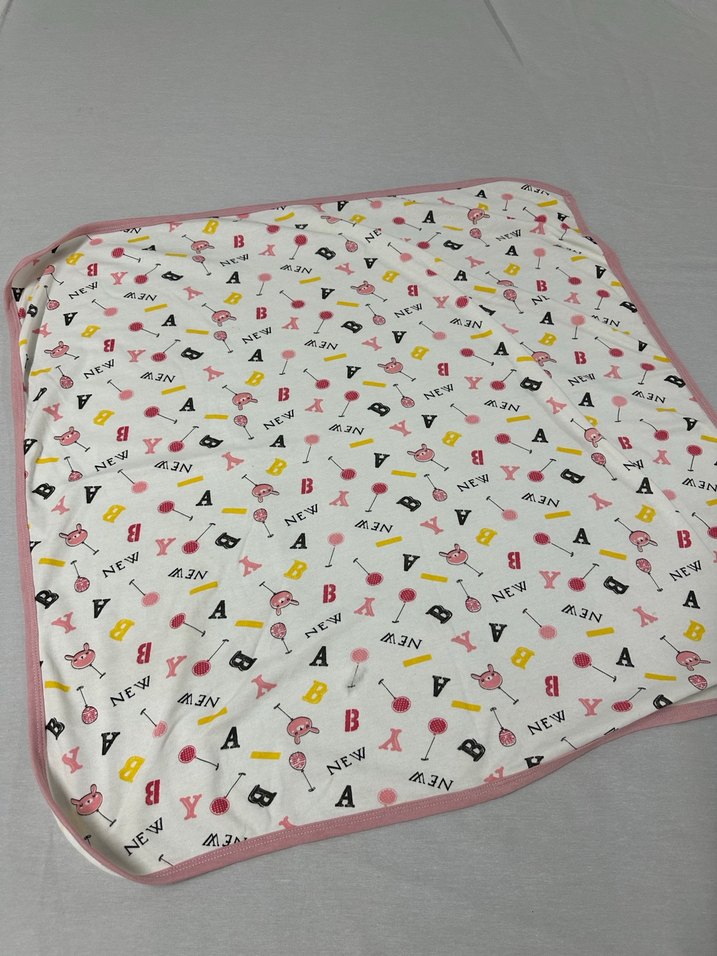 3'lü Müslin Kumaş Bebek Battaniyesi 80x80 cm - Görsel 5