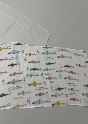 2'li müslin kumaş bebek örtüsü - Görsel 3