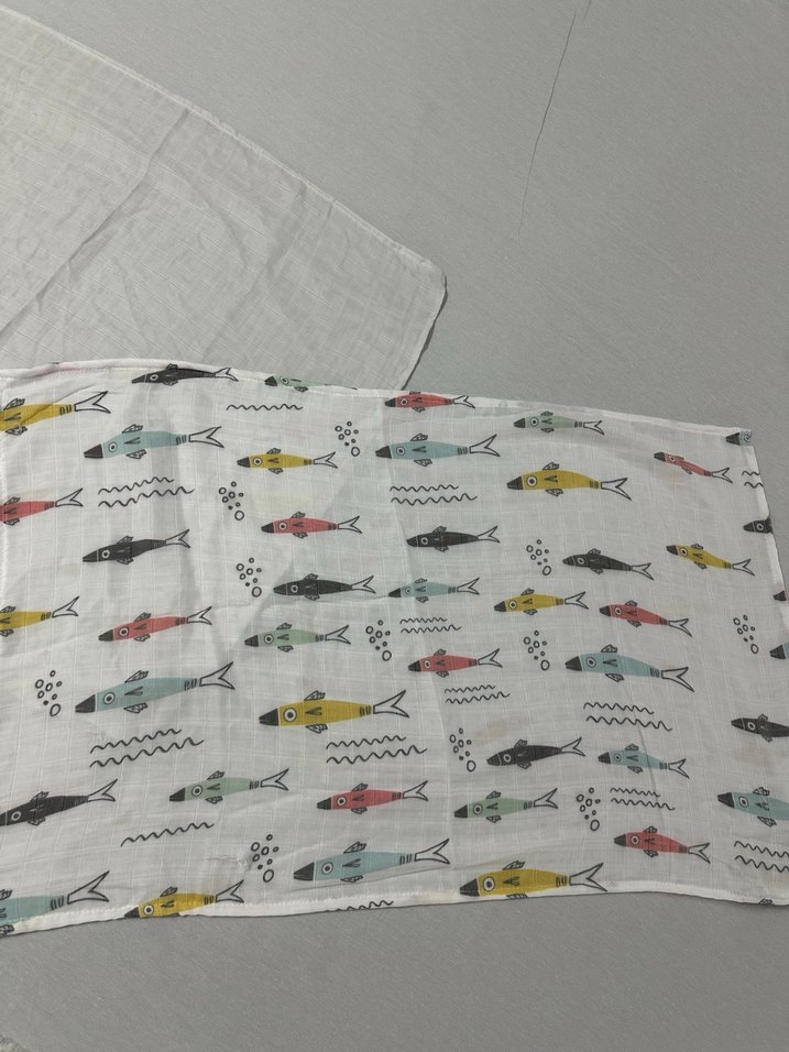 2'li müslin kumaş bebek örtüsü - Görsel 3