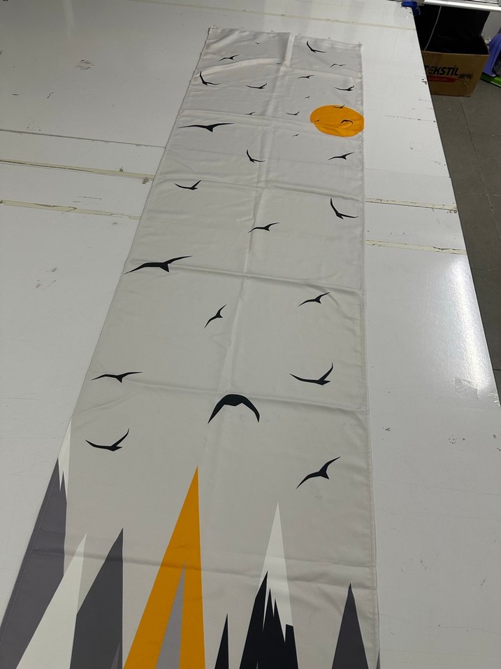 65x260 Tek Kanat Fon Perde - Görsel 2