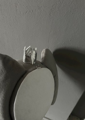 Gri Fil Duvar Büstü - Görsel 4