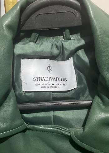 Yeşil Parlak Deri Biker Ceket - Görsel 2