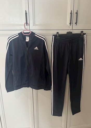 Adidas Lacivert Kadın Eşofman Takımı
