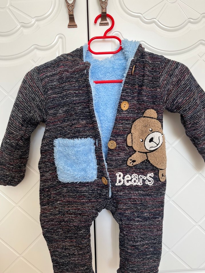 Örgü Bebek Tulumu - Görsel 2