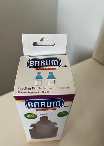 Bordo Barum Bebek Biberonu 150 ml - Görsel 2