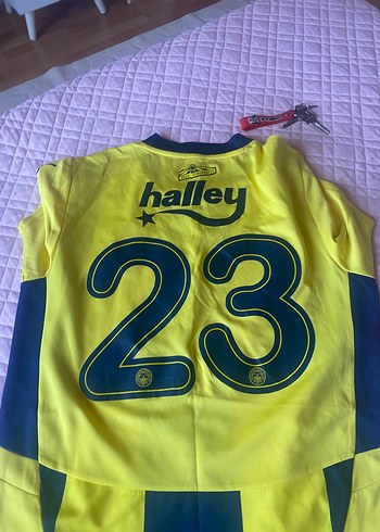 Sarı Uzun Kollu Erkek Forma, Baskılı, Düğmeli
