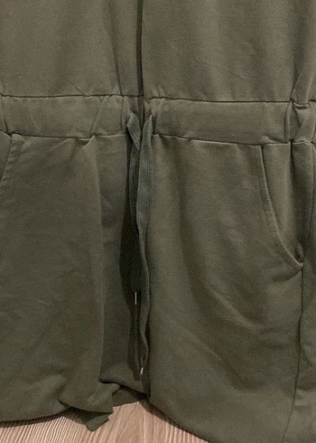 KAPSYONLU ASKER YEŞİLİ ELBİSE - Görsel 4