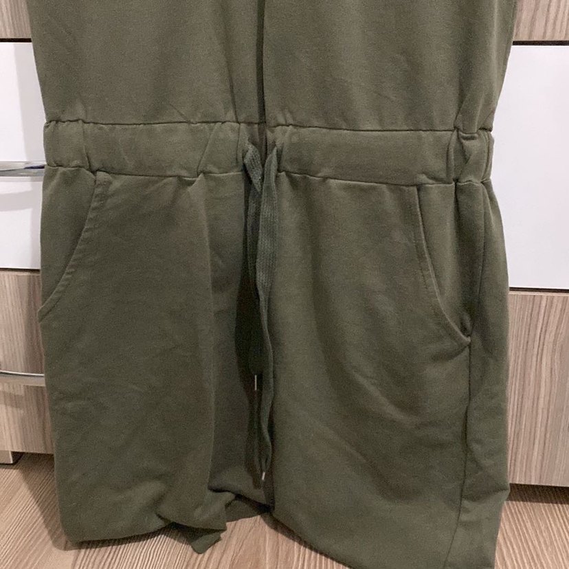 KAPSYONLU ASKER YEŞİLİ ELBİSE - Görsel 4