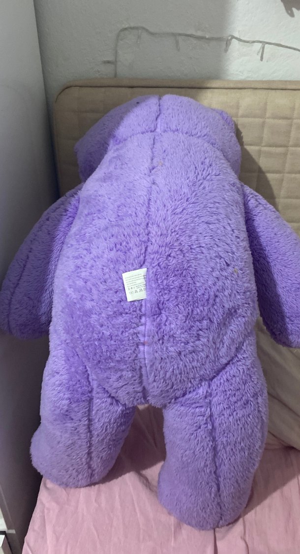 Mor Peluş Ayıcık Oyuncak - Görsel 2
