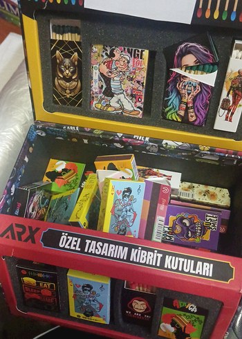 Renkli Özel Tasarım Kibrit Kutuları - Görsel 4