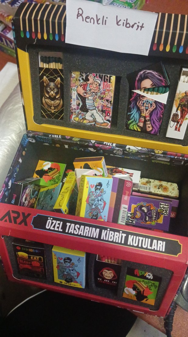 Renkli Özel Tasarım Kibrit Kutuları - Görsel 4