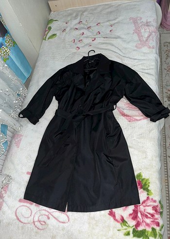 Siyah Kadın Trençkot - Görsel 4