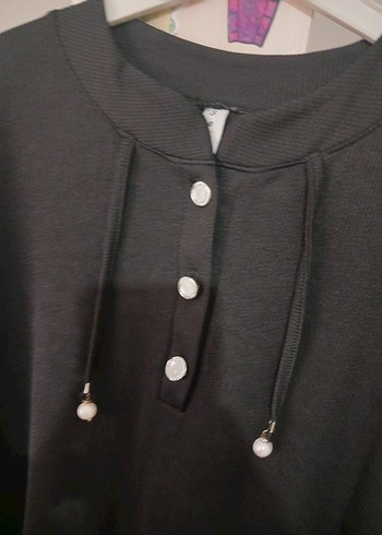 Siyah Uzun Elbise - Görsel 4