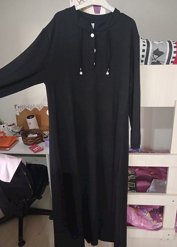 Siyah Uzun Elbise - Görsel 3